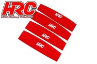 Tuningteile - 1/8 Off Road - Dämpfersocken 110x25-30mm - Rot (4 pcs)